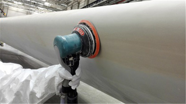 丹納布雷進口無塵打磨設備用于風能市場,無塵打磨設備助力復材人健康發展,擺脫玻璃鋼粉塵困擾